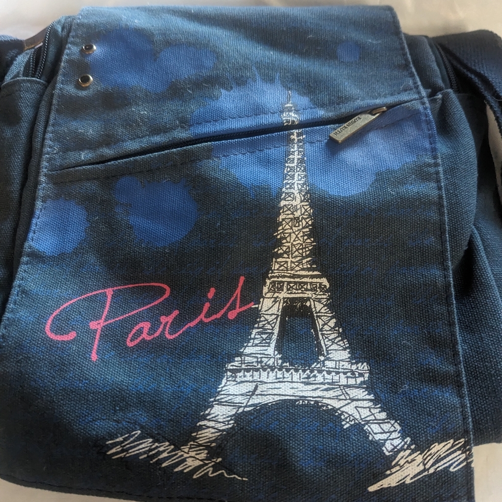 Robin Ruth - Paris/Eiffel Tower Knapsack ( Blue) - image 1
